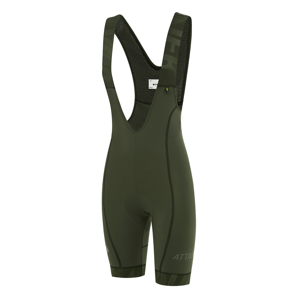 Attaquer Womens All Day Bib Short Pine/Tonal