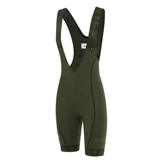 Attaquer Womens All Day Bib Short Pine/Tonal