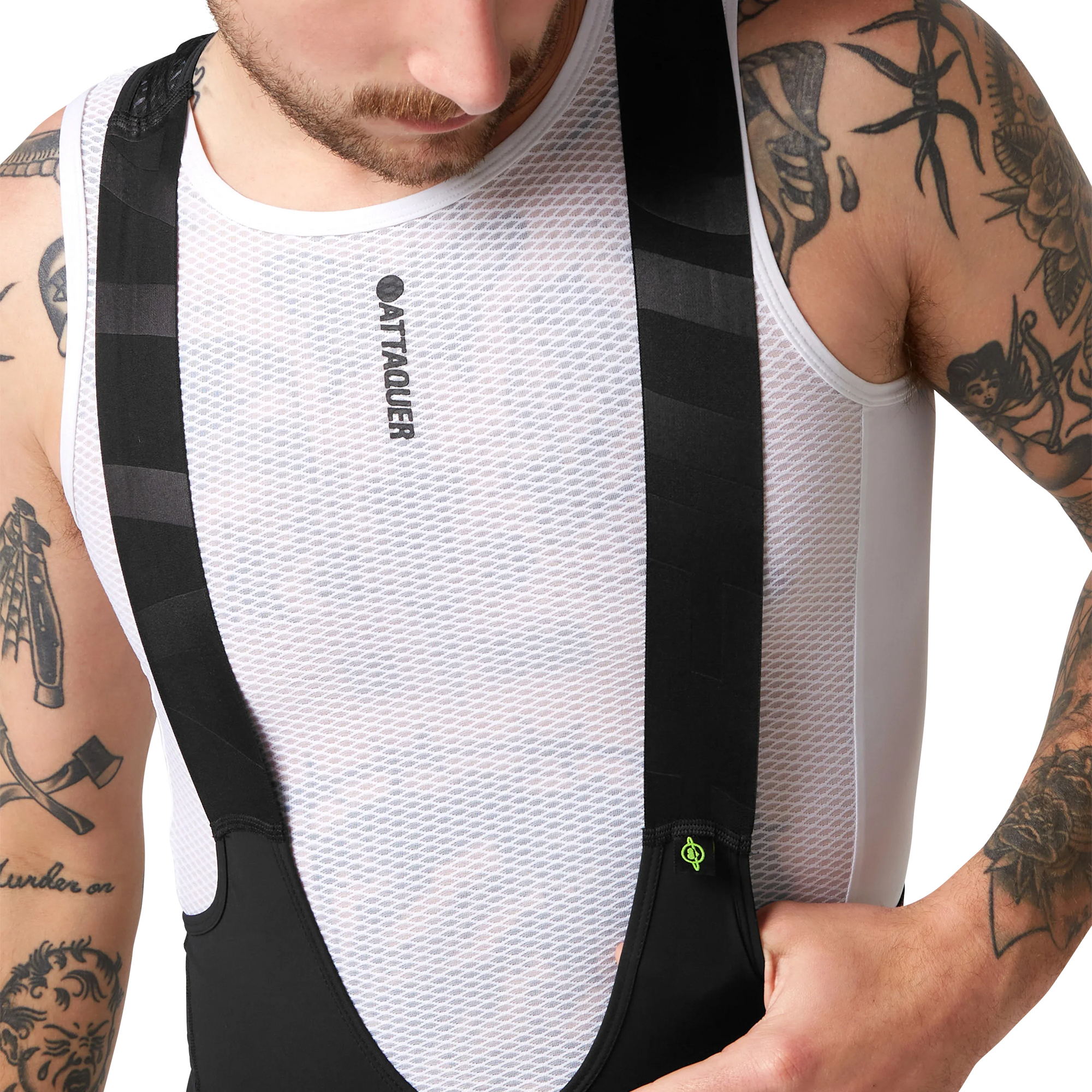 Attaquer All Day Bib Short Black/Tonal