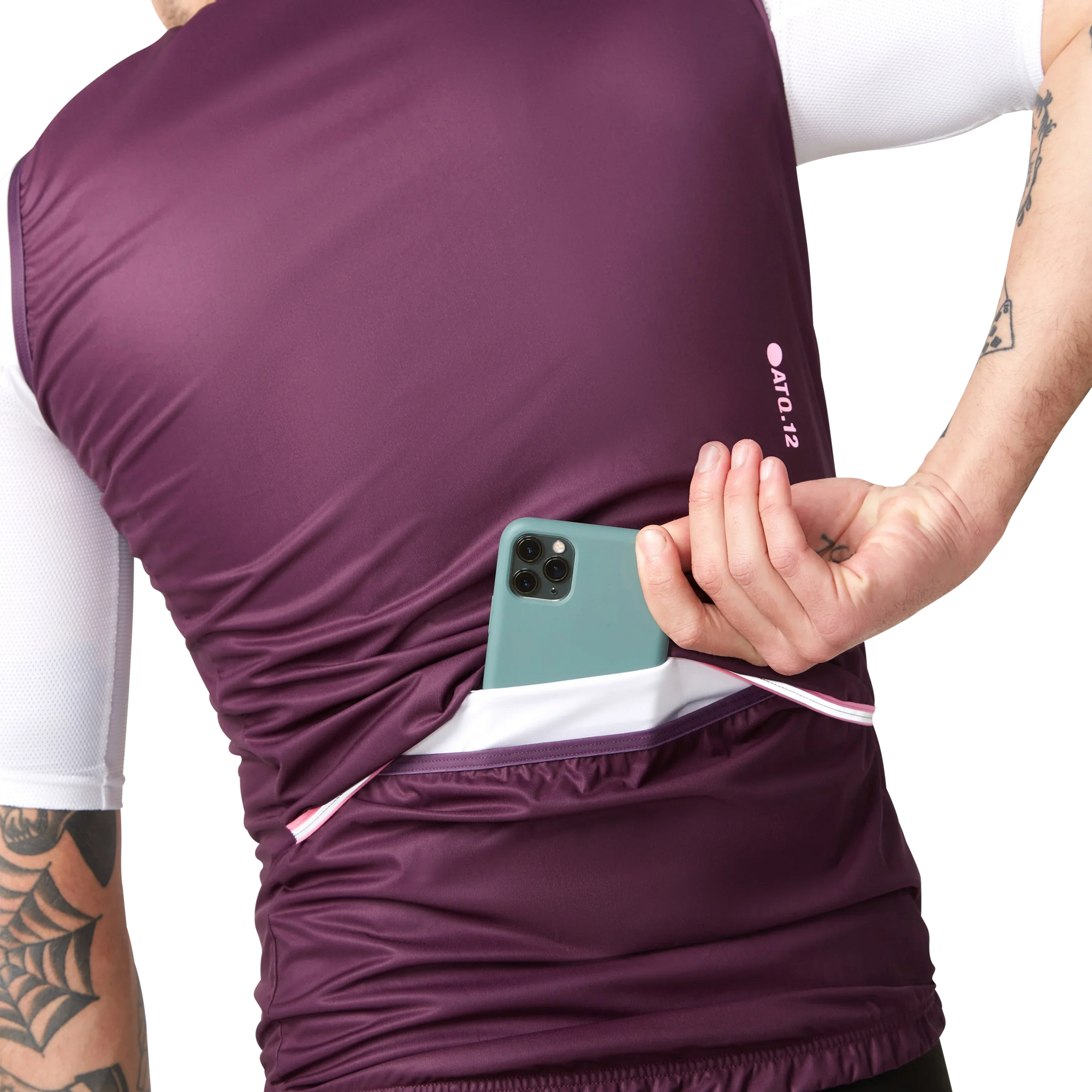 Attaquer Race Softshell Gilet Burgundy