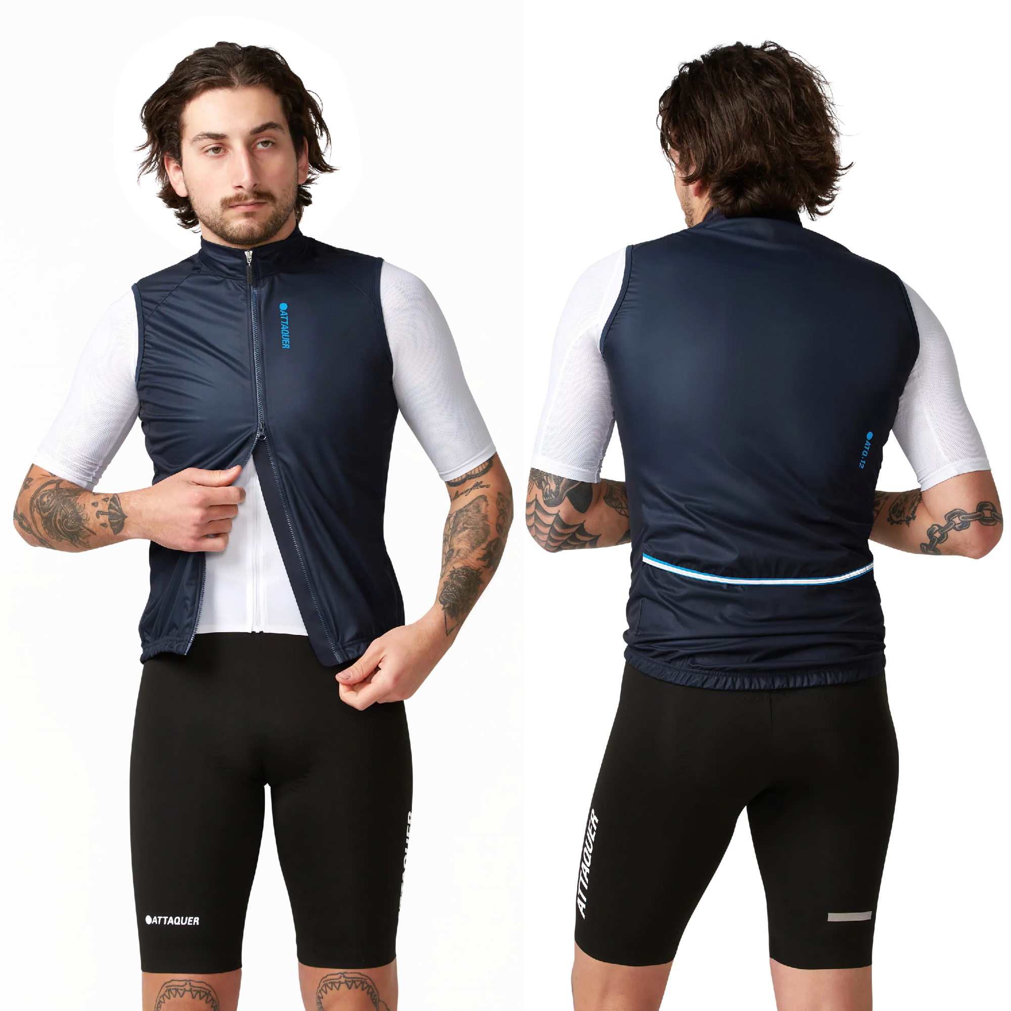 Attaquer Race Softshell Gilet Navy