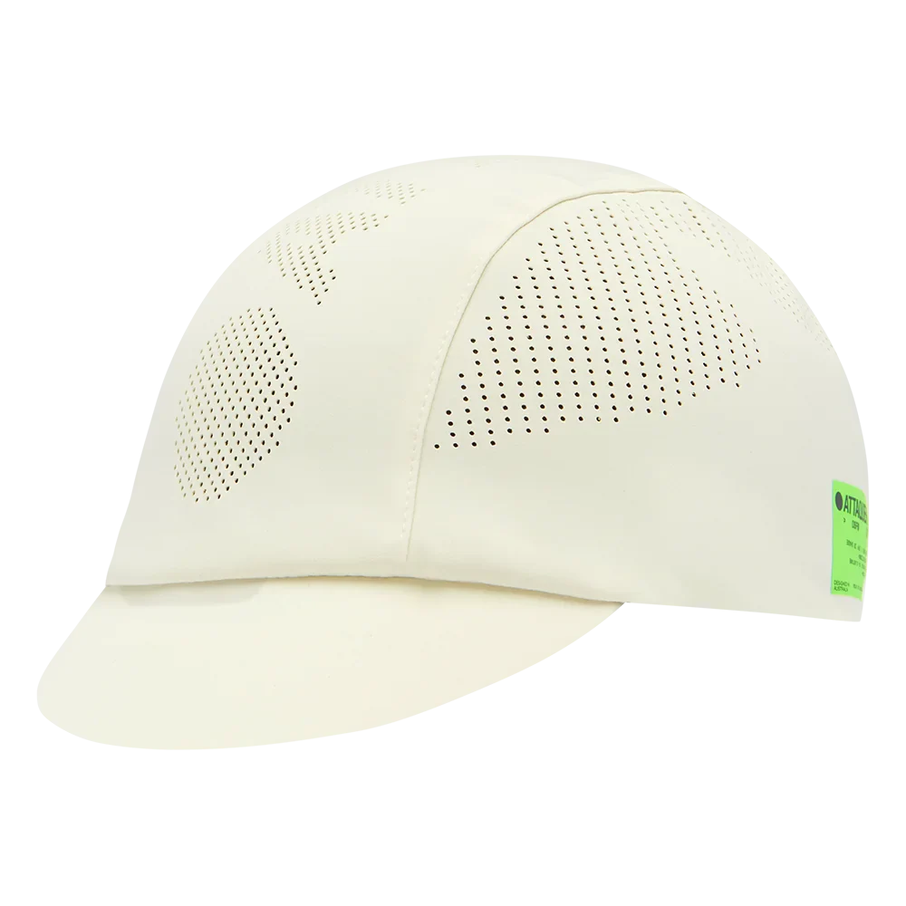 Tech Cap Vertical Logo Eggshell