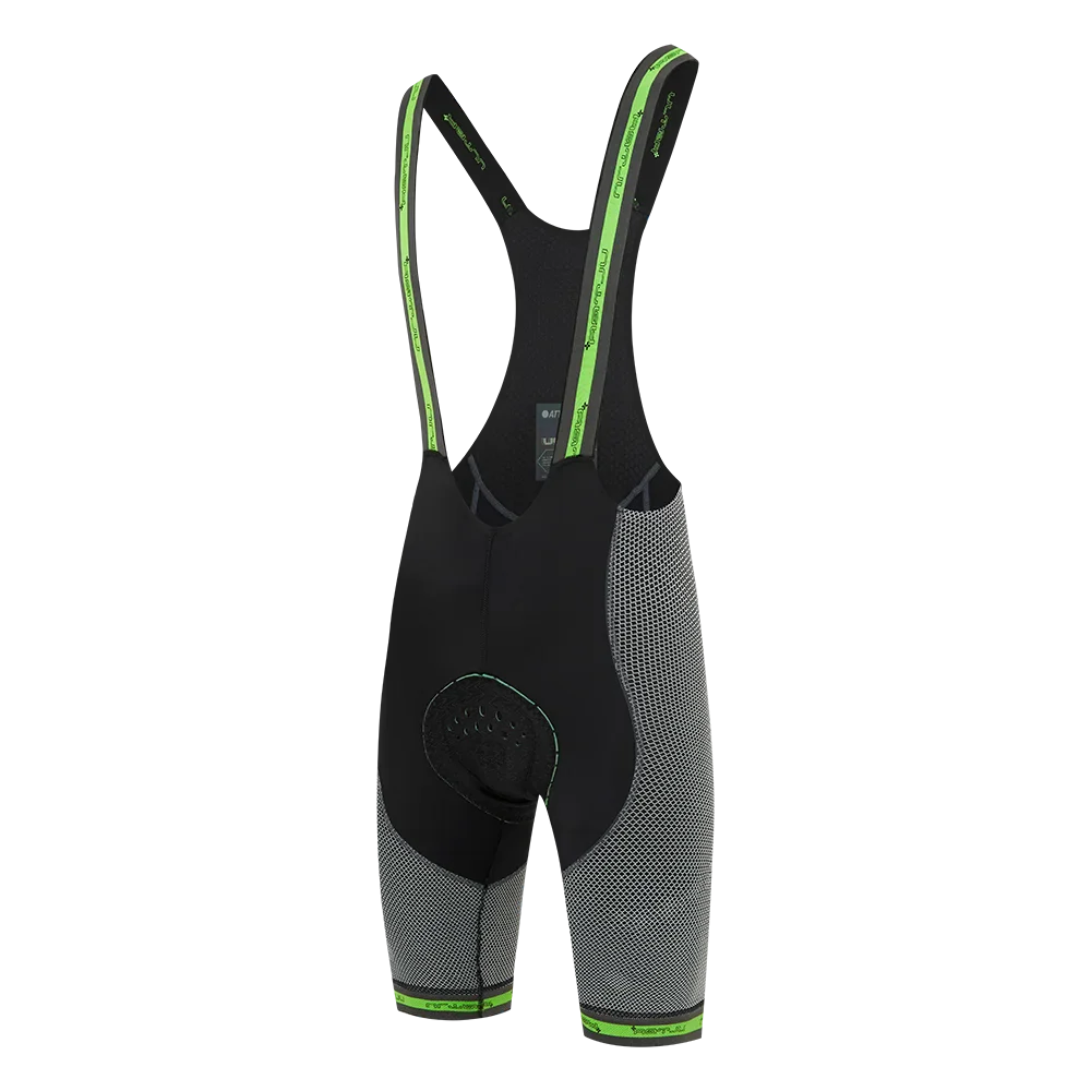 Attaquer ULTRA+ Climbers Bib Short Black/Neon Green