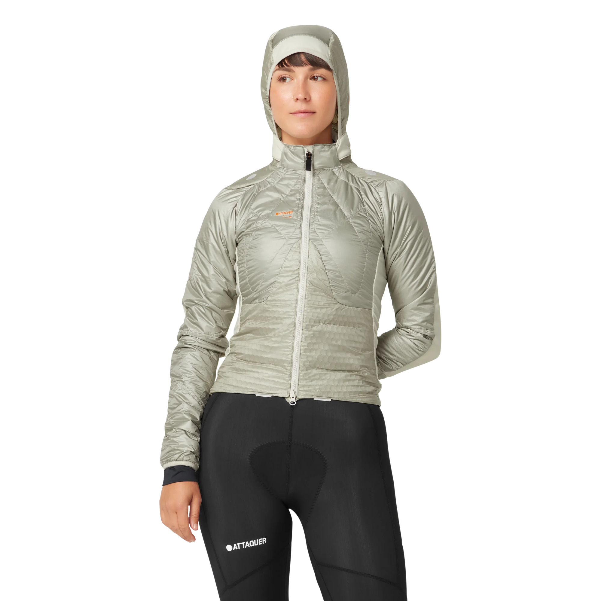 Attaquer Womens All Day Anatomic Insulator Jacket Eggshell