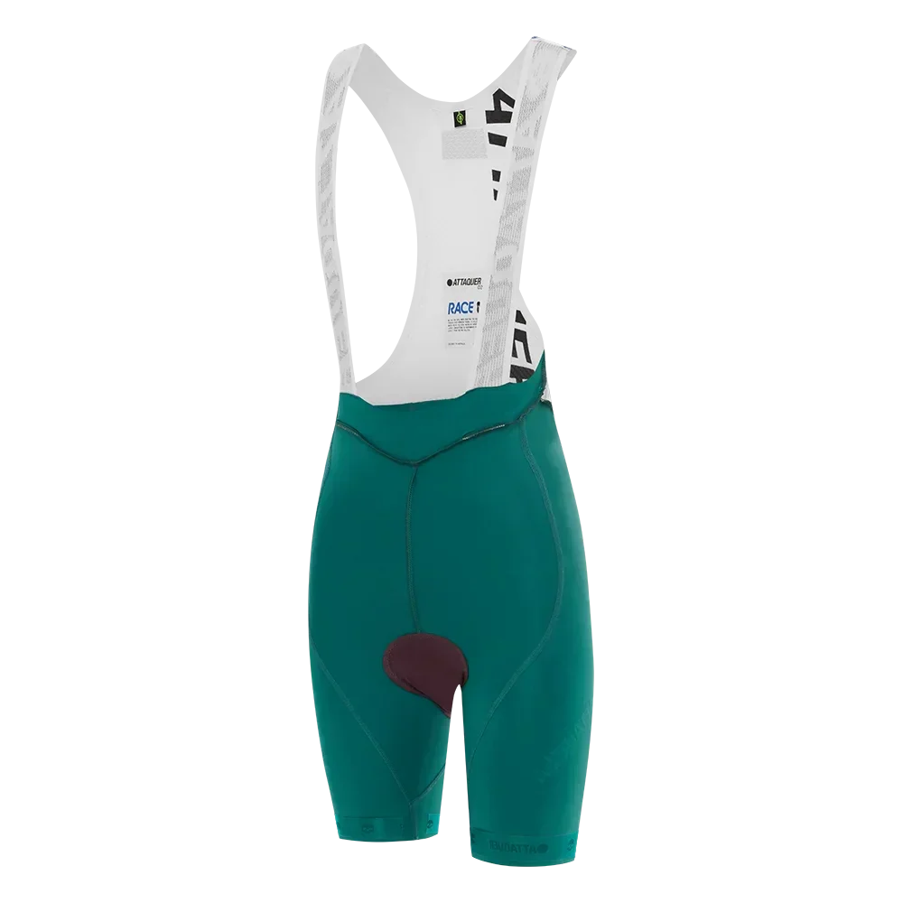 Attaquer Womens Race Bib Short Long Emerald