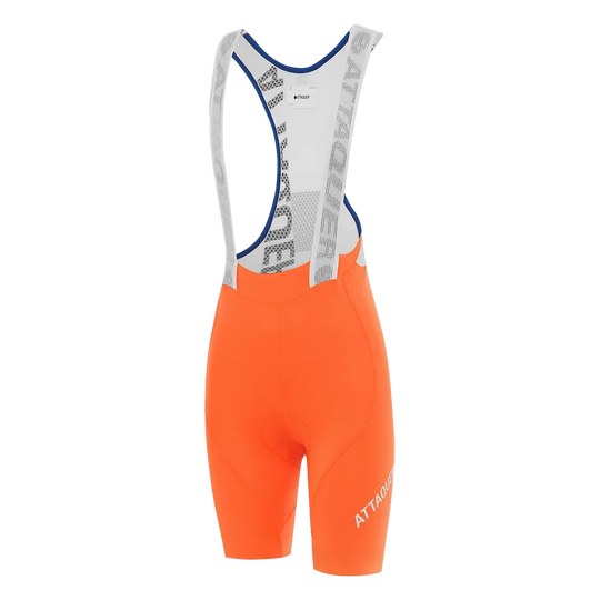 Attaquer Womens Race Bib Short Long Solar Orange