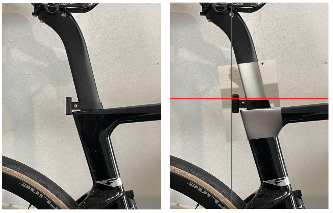 3D Printed Seatpost Light Mount - Pinarello  (Garmin Varia RTL515 / RVR315)