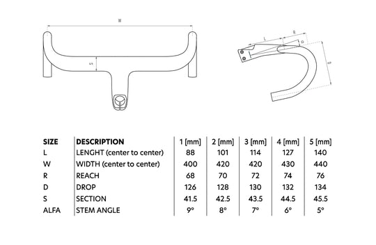 Wilier Filante Carbon Integrated Handlebar