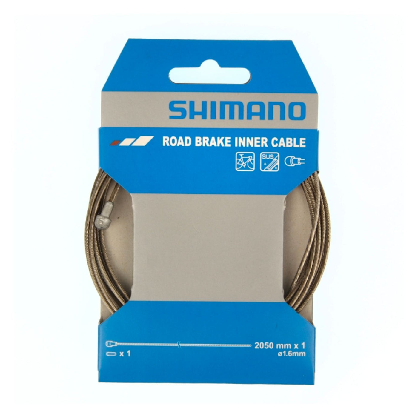 Shimano Stainless Steel 1.6mm Road Inner Brake Cable - Embassy Cycling