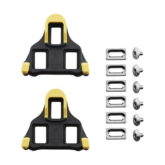 SM-SH11 SPD-SL CLEAT SET FLOATING MODE - YELLOW - Embassy Cycling